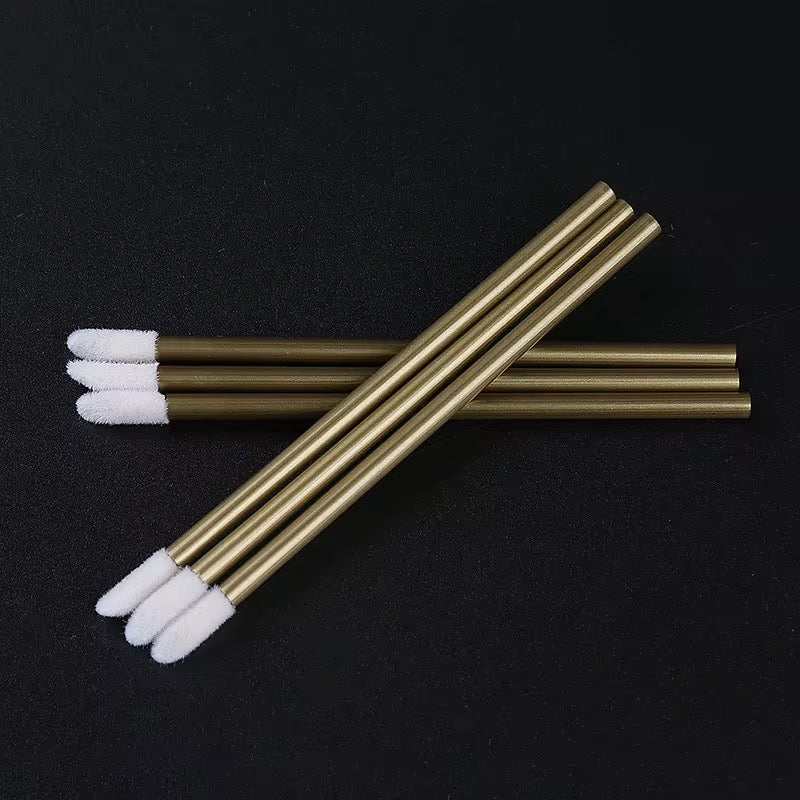 Gold Disposable Lip Wands (100 pcs)