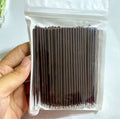 Dark Brown Disposable Micro Swabs (100 pcs)