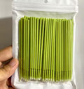 Lime Green Disposable Micro Swabs (100 pcs)